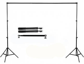 2,1*3 м Тримач-креплення фото фону "Ворота" — Перекладина + стійки PLA506-21 (тримач) для фонів