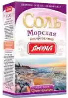 СОЛЬ МОРСКАЯ ЙОДИРОВАННАЯ, Ямуна, 200г. ПИЩЕВАЯ. 4823079101623