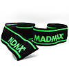 Бинти на коліна MadMax MFA-299 Non slide & slip knee wraps 2.0m Black/Green, фото 8