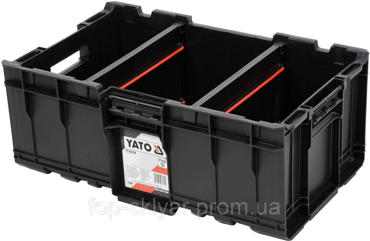 Ящик для інструментів з перегородками YATO YT-09168 - фото 1 - id-p1936344297