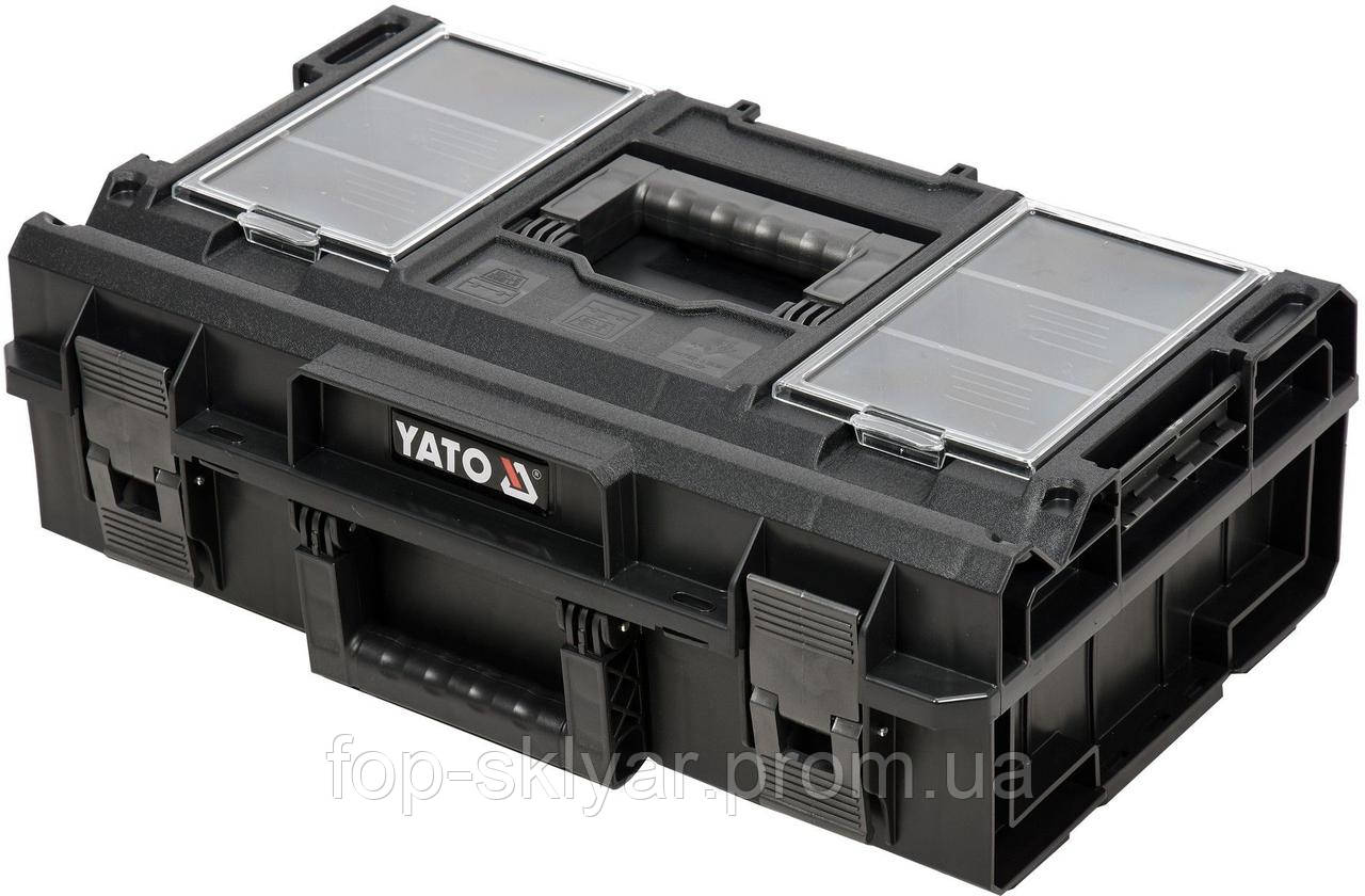 Набір скриньок для інструментів 3 шт. на колесах YATO YT-09161 - фото 4 - id-p1936344300