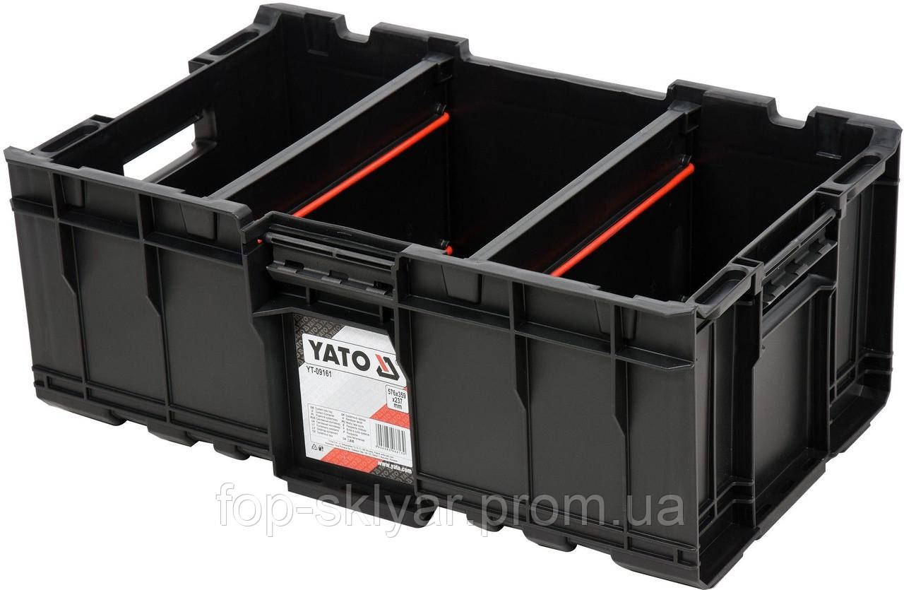 Набір скриньок для інструментів 3 шт. на колесах YATO YT-09161 - фото 5 - id-p1936344300