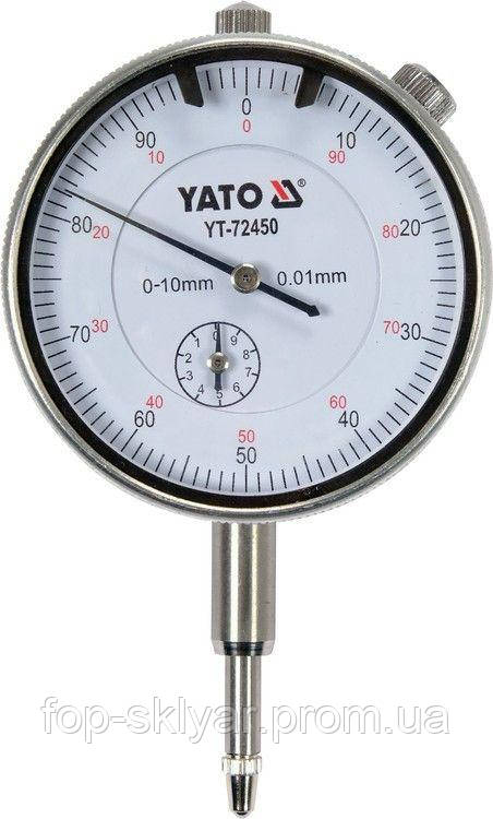 Датчик виміру биття 0-10 мм YATO YT-72450 - фото 1 - id-p1936344307