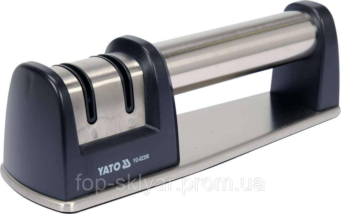 Точилка 2в1 для керамічних і сталевих ножів YATO YG-02356 - фото 1 - id-p1936344309