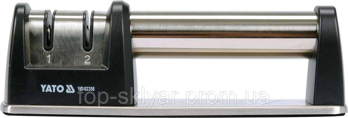 Точилка 2в1 для керамічних і сталевих ножів YATO YG-02356 - фото 2 - id-p1936344309