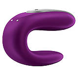 Смарт-вібратор для пар Satisfyer Double Fun (Violet) з пультом ДК - SO5059, фото 3
