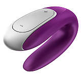 Смарт-вібратор для пар Satisfyer Double Fun (Violet) з пультом ДК - SO5059, фото 6