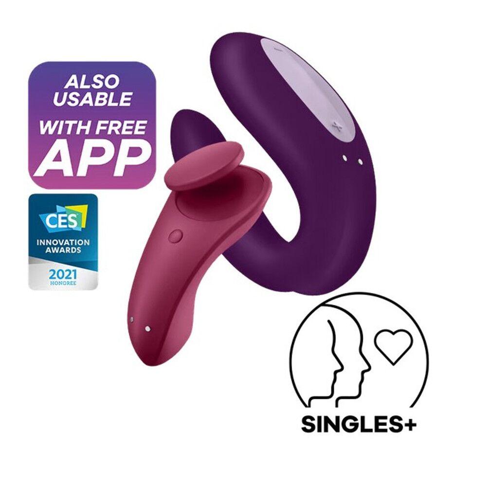 Набір Satisfyer Partner Box 1 (вібратор для пар Double Joy + вібратор у трусики Sexy Secret) - SO7143, фото 1