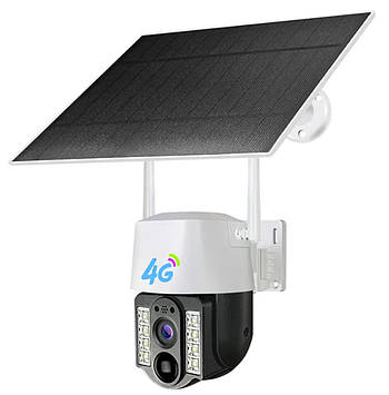 IP Wi-Fi камера VC3 4G 2.0 МП із віддаленим доступом вулична із сонячною панеллю (v380Pro)
