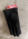 Чоловічі сенсорні рукавички зі змішаного матеріалу (хлопок), фото 2