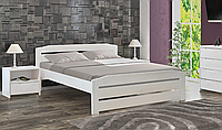 Кровать натуральная с ламелями Марсель белая Мебель Сервис купить в Одессе, Украине