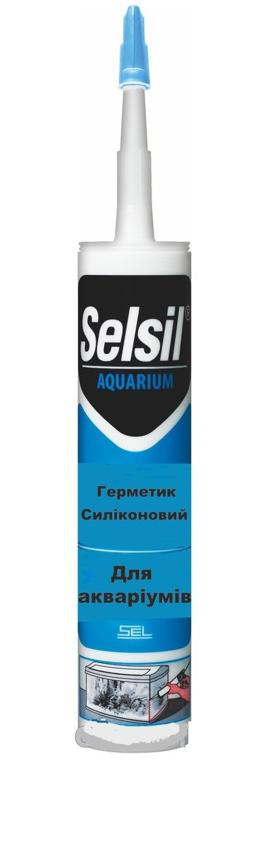 Герметик силікон прозорий для акваріумів 280 мл SELSIL-20V014