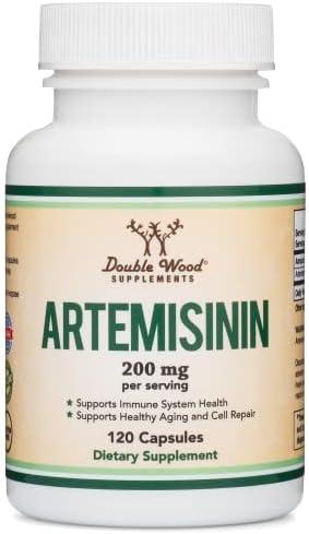 Артемізинін Double Wood Supplements Artemisinin 200 mg 120 capsules, фото 1