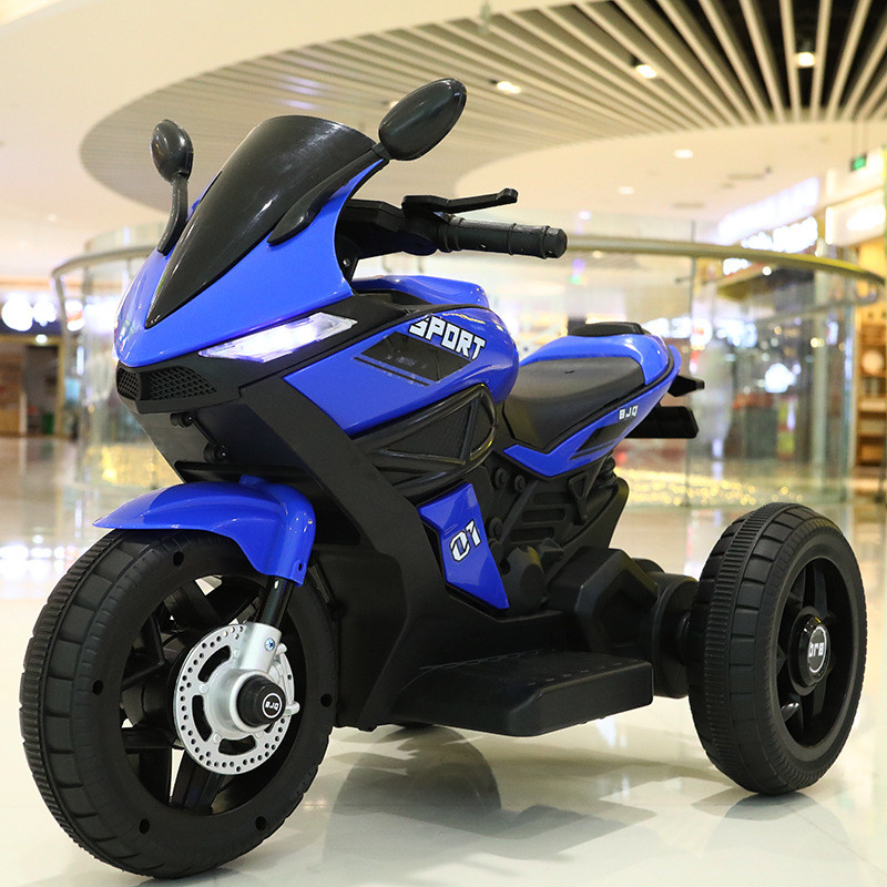 Дитячий електромобіль мотоцикл Yamaha M 4454EL-4 (MP3, USB, двигуни 2x35W, акумулятор 6V5AH), фото 1