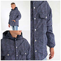 Демисезонные куртки - рубашки для мальчиков Оверсайс. 146-164р.