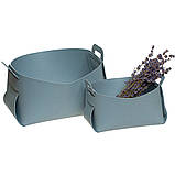 Органайзер шкір.зам. розмір медіум (блакитний) (10*17*9 см), фото 3