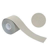 Кінезіо Тейп Ezapp 5см х 5м, сірий