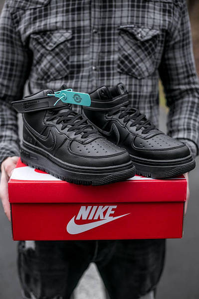 Nike Air Force 1 High Gore Tex Black 1 rykav ua