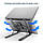 Підставка для ноутбука Multi-Position foldable Bracket JC-25 8х22см. AB-233 Колір: чорний, фото 6