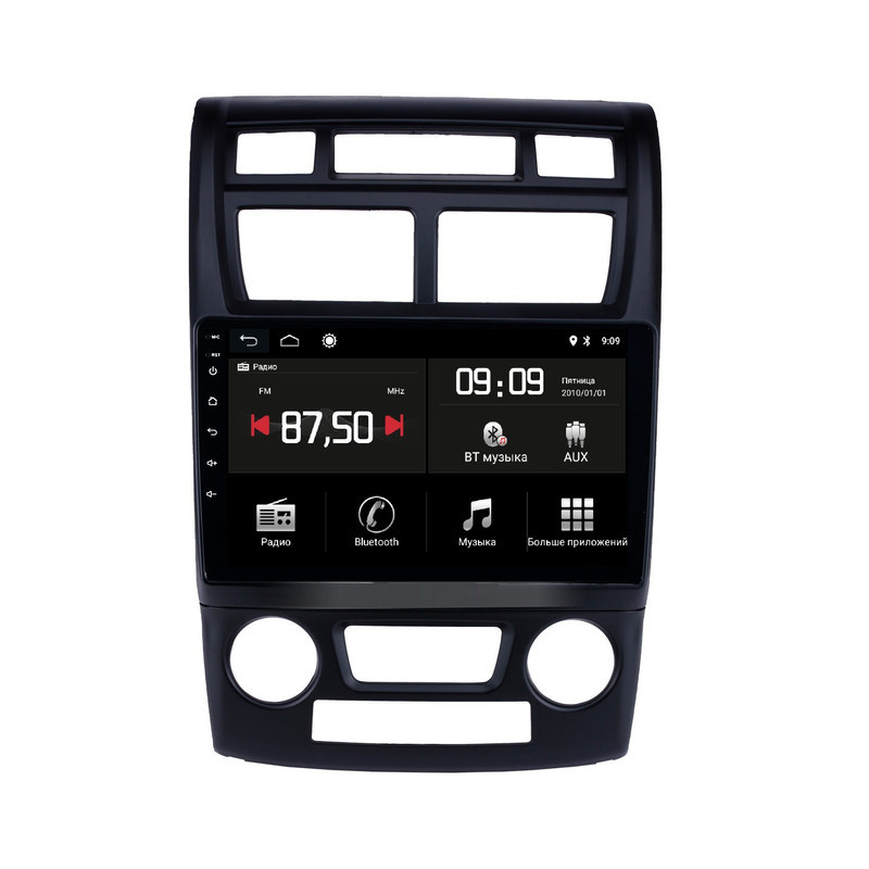 Штатна магнітола Torssen Kia Sportage 2 05-09 climate F9332 4G Carplay DSP