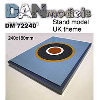 Подставка под модели (тема - Великобритания. Опознавательный знак ВВС). 1/72 DANMODELS DM72240