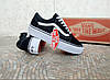 40 р Чорно-білі кеди Ванси на високій підошві Vans Old Skool Platform, фото 7