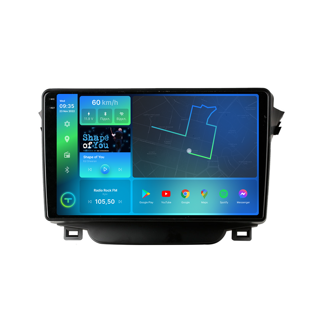 Штатна магнітола Torssen 2K Hyundai I30 12-17/Elantra GT (GD) F9232 4G Carplay DSP