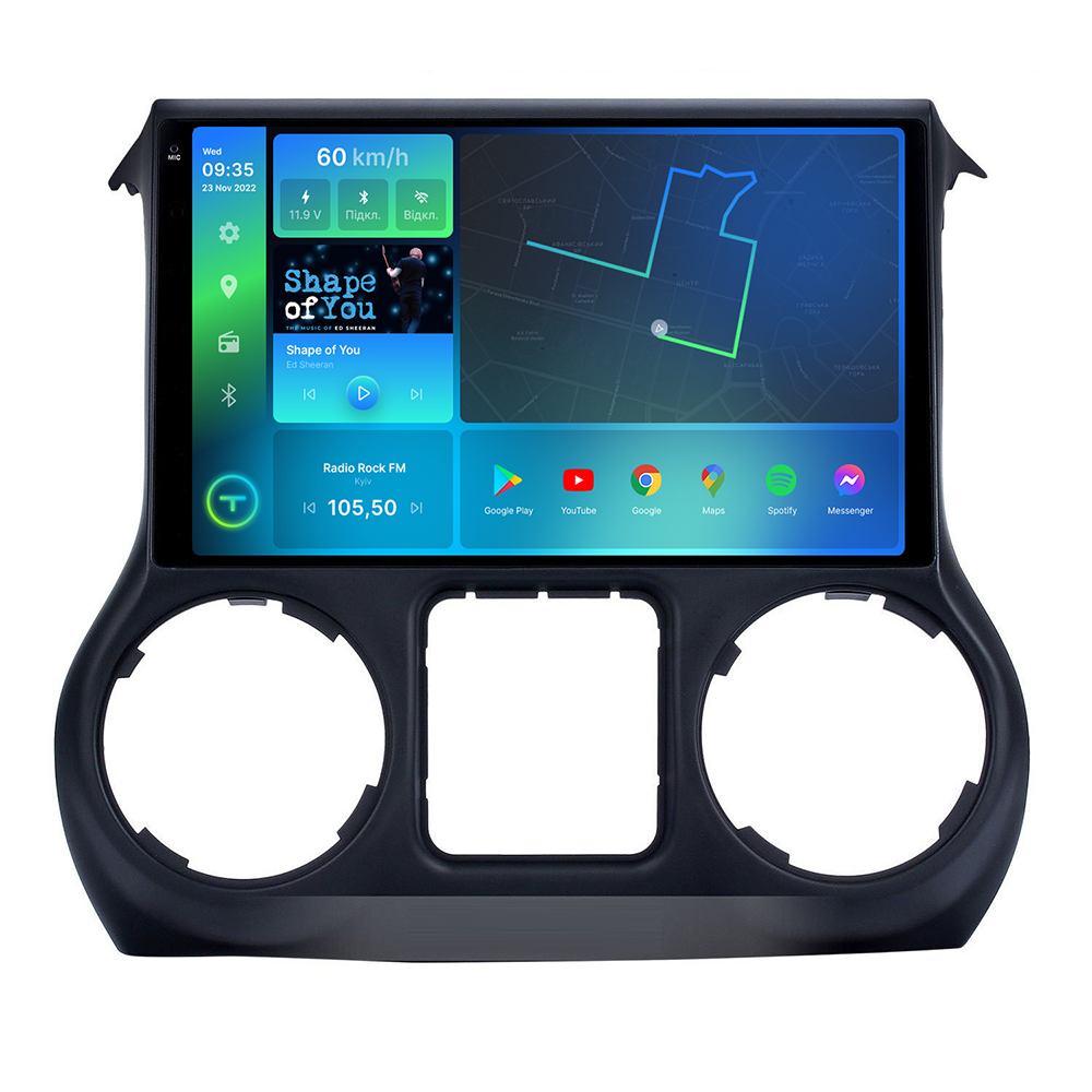 Штатна магнітола Torssen 2K Jeep Wrangler 11-14 F9232 4G Carplay DSP