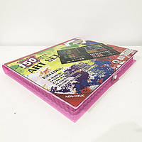 Художній набір валіза для творчості 208 предметів. FC-855 Колір рожевий