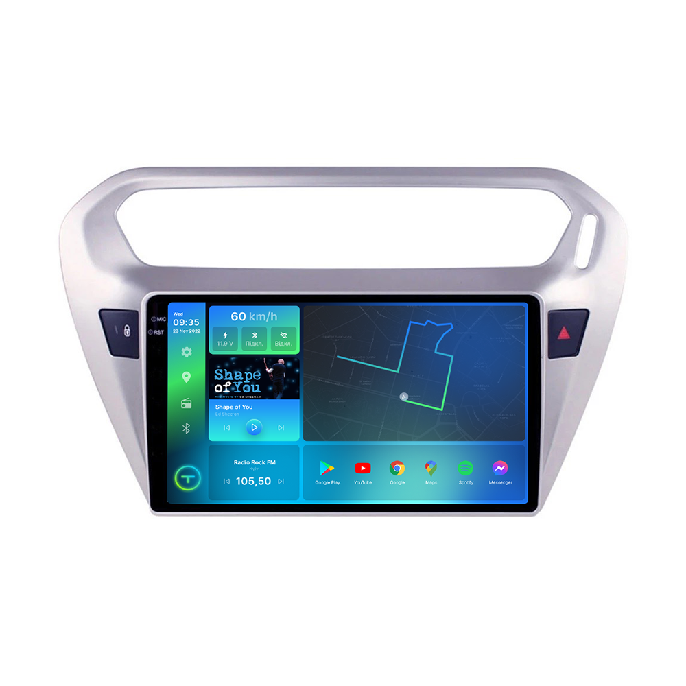 Штатна магнітола Torssen 2K Citroen Elysee C4 04-09 F9232 4G Carplay DSP