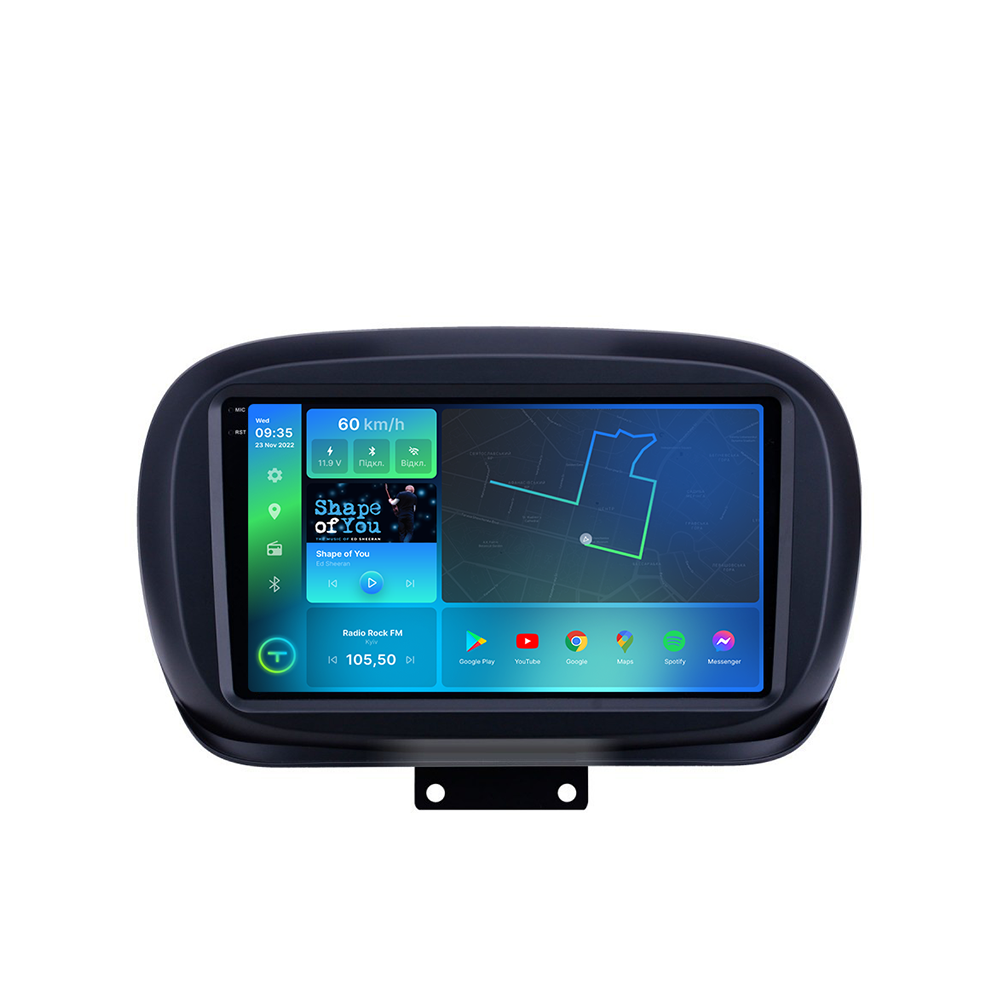 Штатна магнітола Torssen 2K Fiat 500/500X 14-19 F9232 4G Carplay DSP