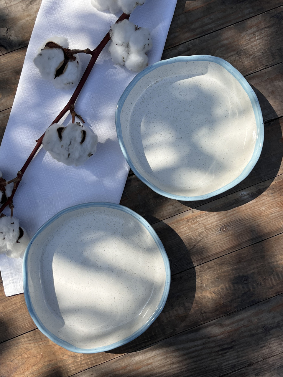 Тарілка "Глибока" 500 мл, "Капучино blue"