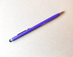 Фіолетовий ємнісний стилус кулькова ручка pen basic purple (для планшета, смартфона, samsung, xiaomi, lenovo