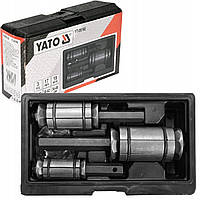 Комплект для розширення вихлопних труб YATO з межами: 29-42 см, 38-62 см, 54-89 см, М17,19 мм, 3 шт.