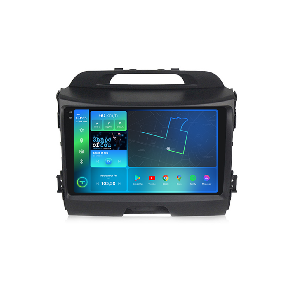 Штатна магнітола Torssen 2K Kia Sportage 2009-2016 F9232 4G Carplay DSP