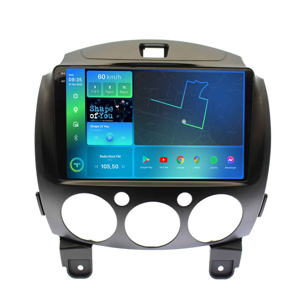 Штатна магнітола Torssen 2K Mazda 2 07-14 F9232 4G Carplay DSP