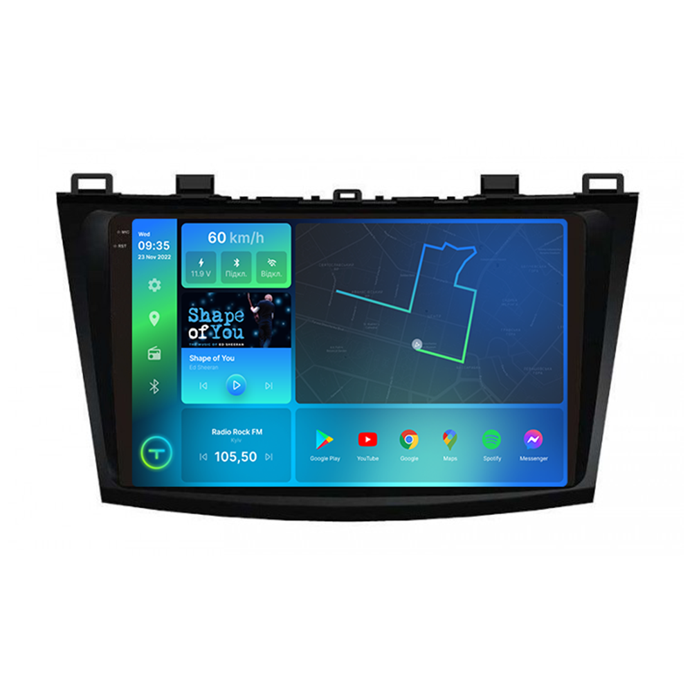 Штатна магнітола Torssen 2K Mazda 3 03-09 F9232 4G Carplay DSP