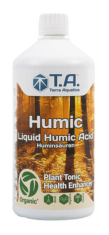 Стимулятор-добавка для кращого засвоєння і всмоктування поживних речовин рослинами Humic Terra Aquatica 1л, фото 2