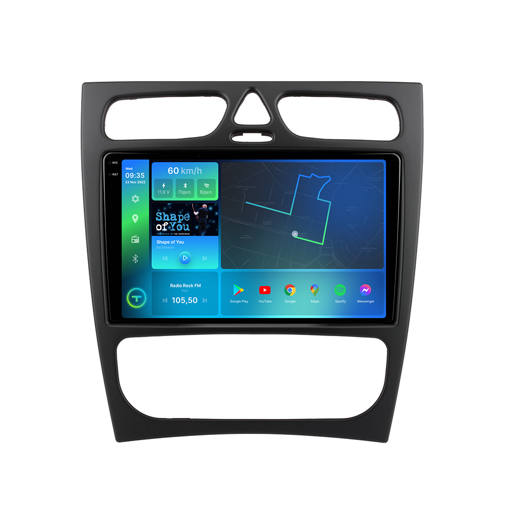Штатна магнітола Torssen 2K Mercedes C-klasse (W203) 2000-2004 F9232 4G Carplay DSP