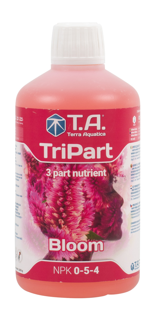 Добриво для гідропоніки Terra Aquatica Tripart Bloom (Flora Bloom GHE) 0.5л