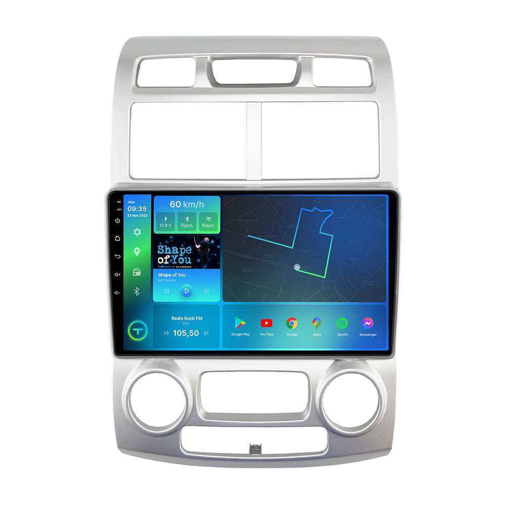 Штатная магнитола Torssen Kia Sportage 2 05-09 climate Європа F9232 4G Carplay DSP