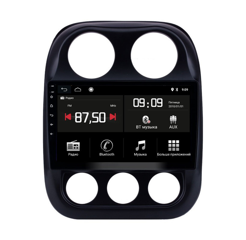 Штатна магнітола Torssen Jeep Compas/Patriot 10-16 MQG10232 4G