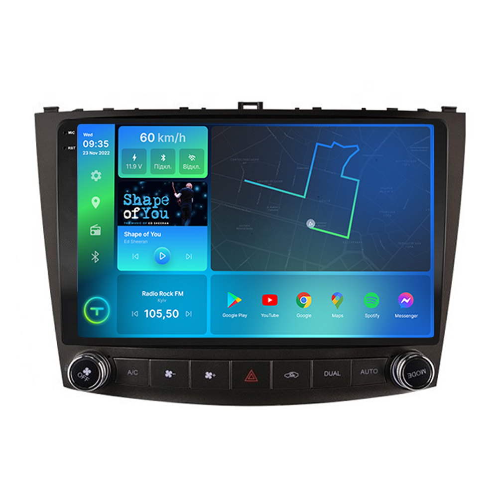 Штатна магнітола Torssen 2K Lexus IS250 05-13 F106128 4G Carplay DSP DSP