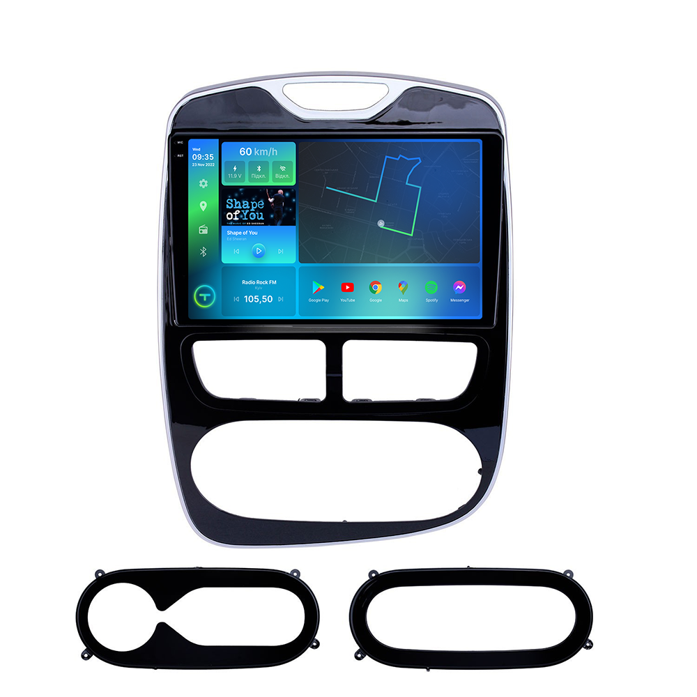 Штатна магнітола Torssen 2K Renault Clio 4 AC/Climate 16-18 F96128 4G Carplay DSP