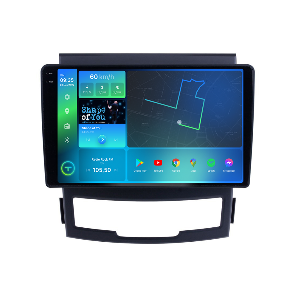 Штатна магнітола Torssen 2K SsangYong Korando 11-13 F9232 4G Carplay DSP