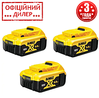 Набір акумуляторних батарей DeWALT DCB184P3 (18 В, 5 А·год, XR Li-Ion)  YLP