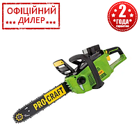 Аккумуляторная цепная пила Procraft PKA-40Li (40 В, 4 Ач, 3/8") пила для веток, для дачи, для сада YLP