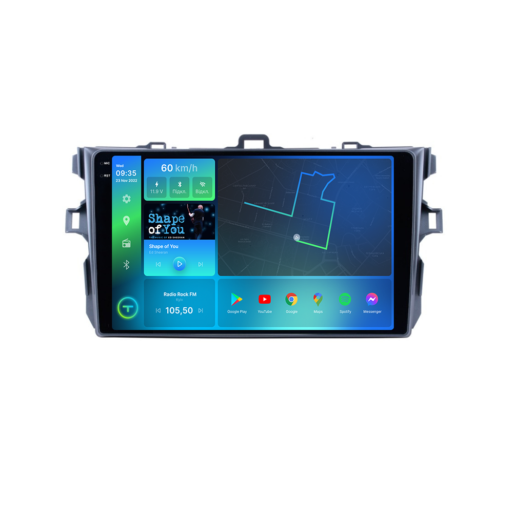 Штатна магнітола Torssen 2K Toyota Corolla E150  2003-2010 F9232 4G Carplay DSP