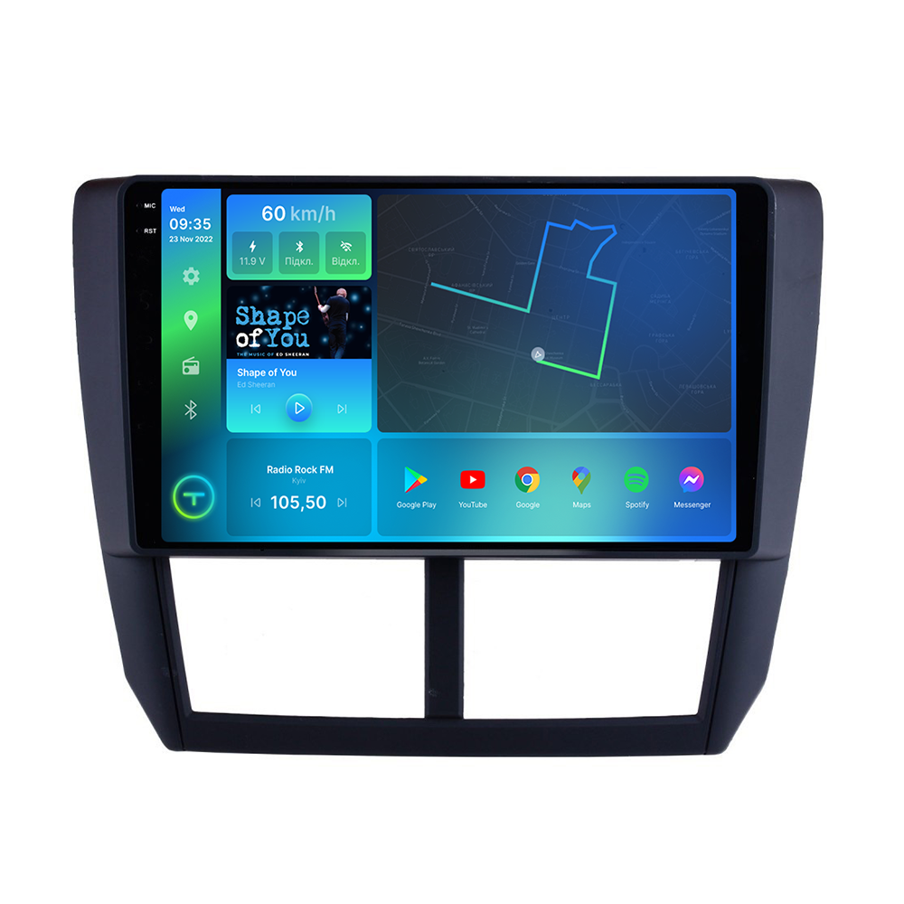 Штатна магнітола Torssen 2K Subaru Forester 09-13 F10232 4G Carplay DSP