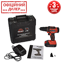 Дрель-шуруповерт аккумуляторная Vitals Master AU 1825 Kit SmartLine+ (18В, 2 Ач, 25 Нм) для дачи, для дома YLP